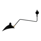 Serge Mouillé black metal wall lights
