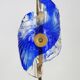 Murano blue glass chandelier suspension. 80 years