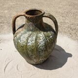 Dig jug pottery vase ancient terracotta green