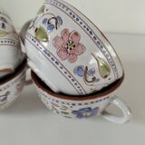 Glazed earthenware cups