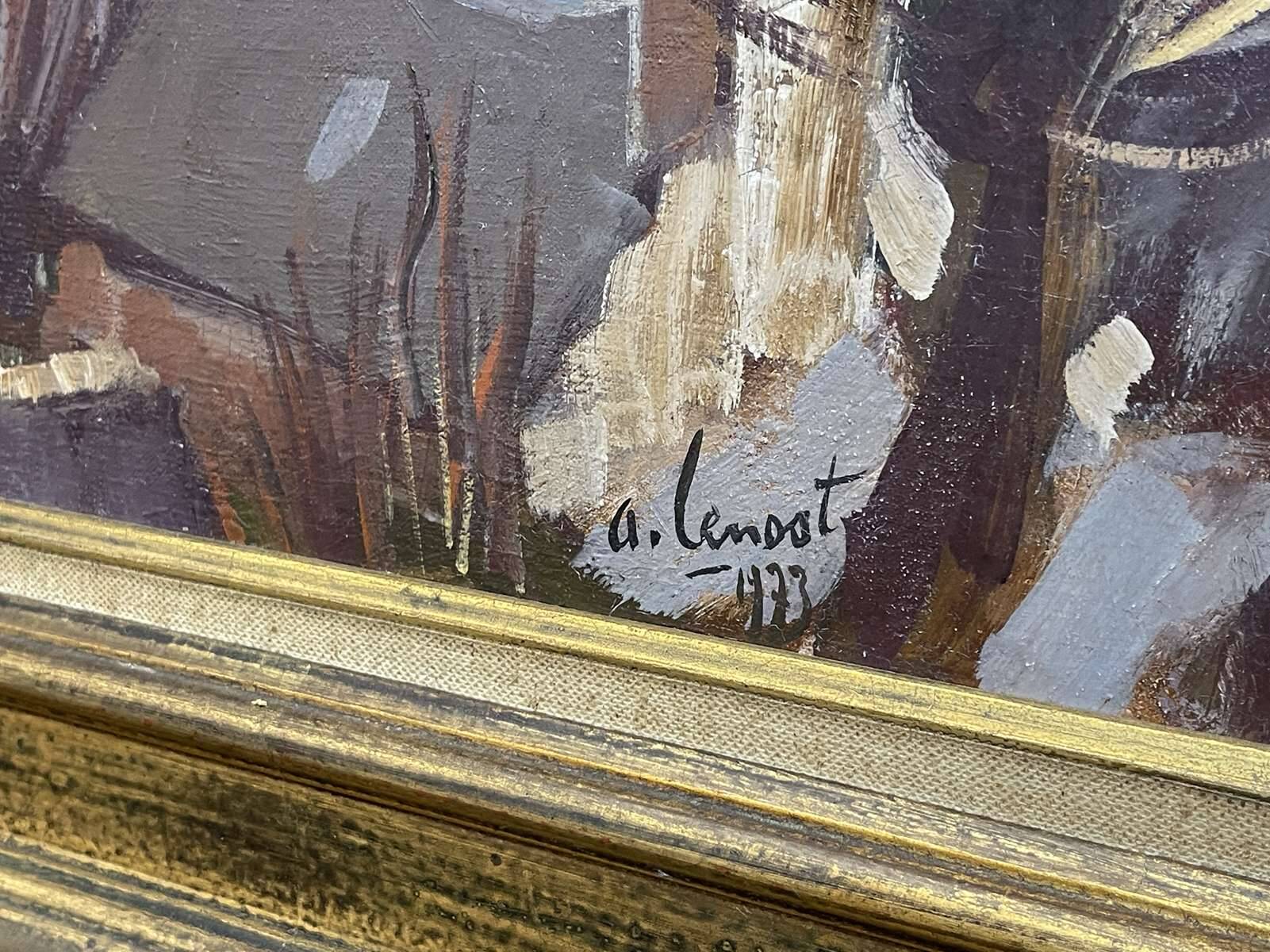 Oil on canvas by Alain Le Nost (1934-2023) signed and dated 1973.