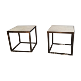 Sofa pieces, bedside tables, marble