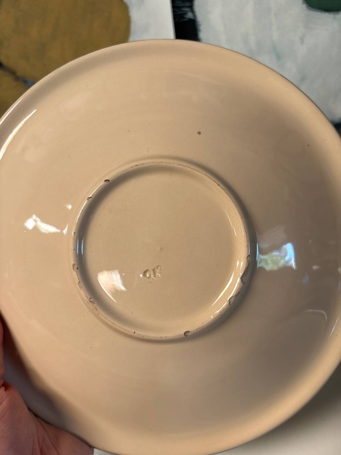 Old plate or dish