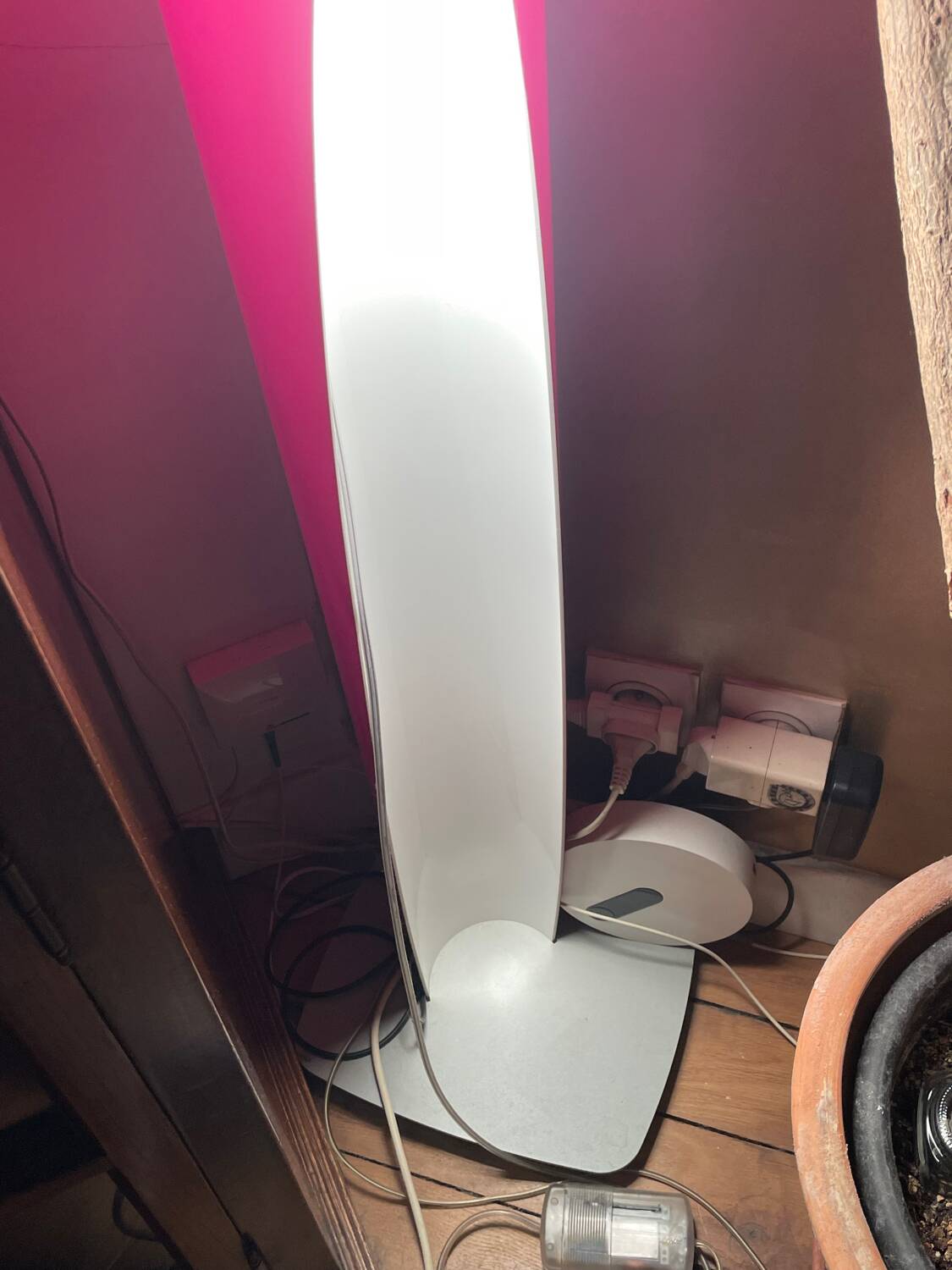 Shakti Kundalini floor lamp designed by Marzio Rusconi Clerici