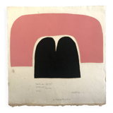 Pierre SZÉKELY, Art nu n°1, 1974. Original print signed in pencil