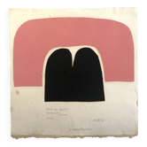 Estampe originale "Art nu n°1" signée au crayon Pierre SZÉKELY 1974