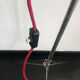 Vintage floor lamp 1950 e-reader projector photo studio - 200 cm