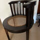 Wenge wood dining table and its 4 chairs.