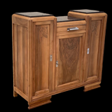 Parisian art deco buffet walnut brut massive 1920