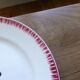 6 assiettes plates vintage de Badonviller 200825
