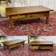 Table basse en noyer fin XIXème - ancienne table de ferme