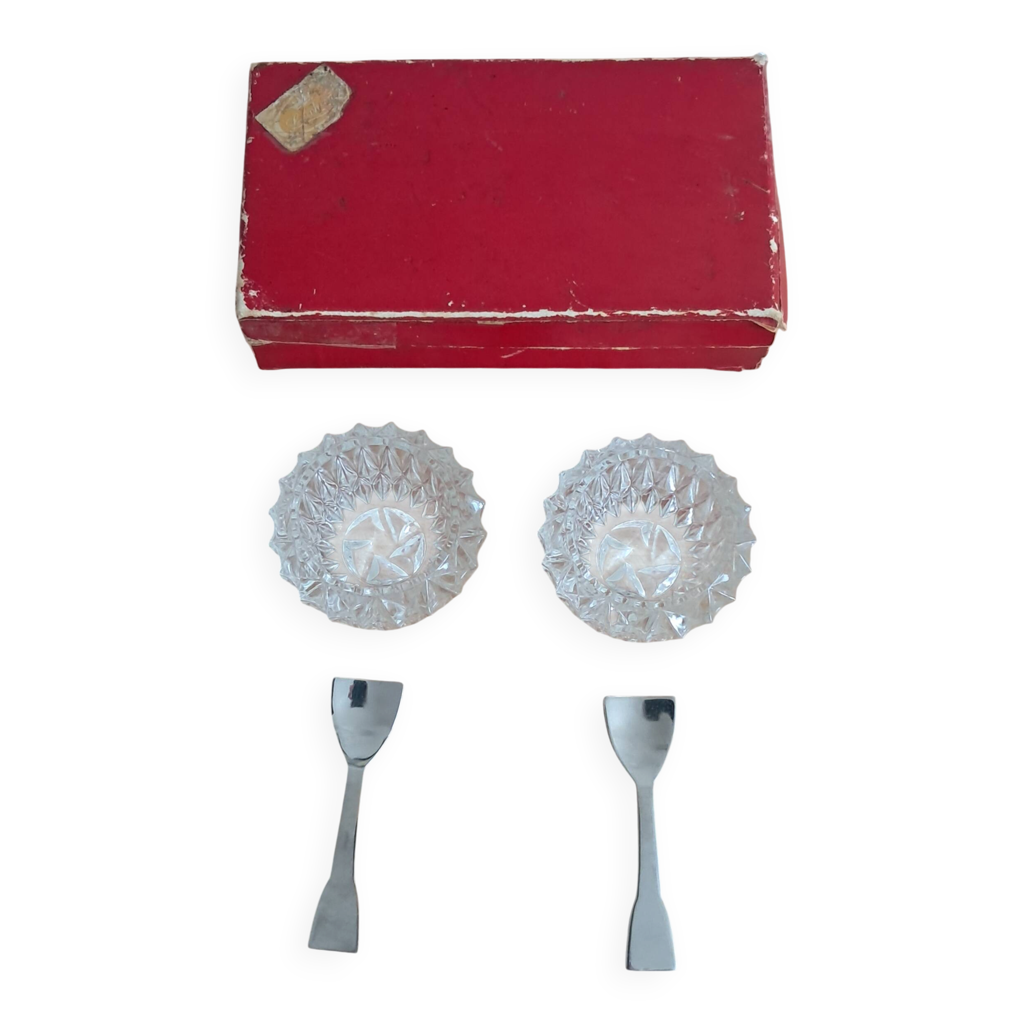 Crystal salt and pepper shaker set