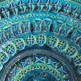 Large Rimini Blue bowl from the mid-century by Aldo Londi for Bitossi.