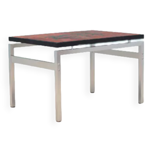 Table basse en verre, design danois,