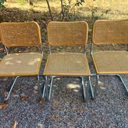 Set of 3 Cesca B32 chairs by Marcel Breuer