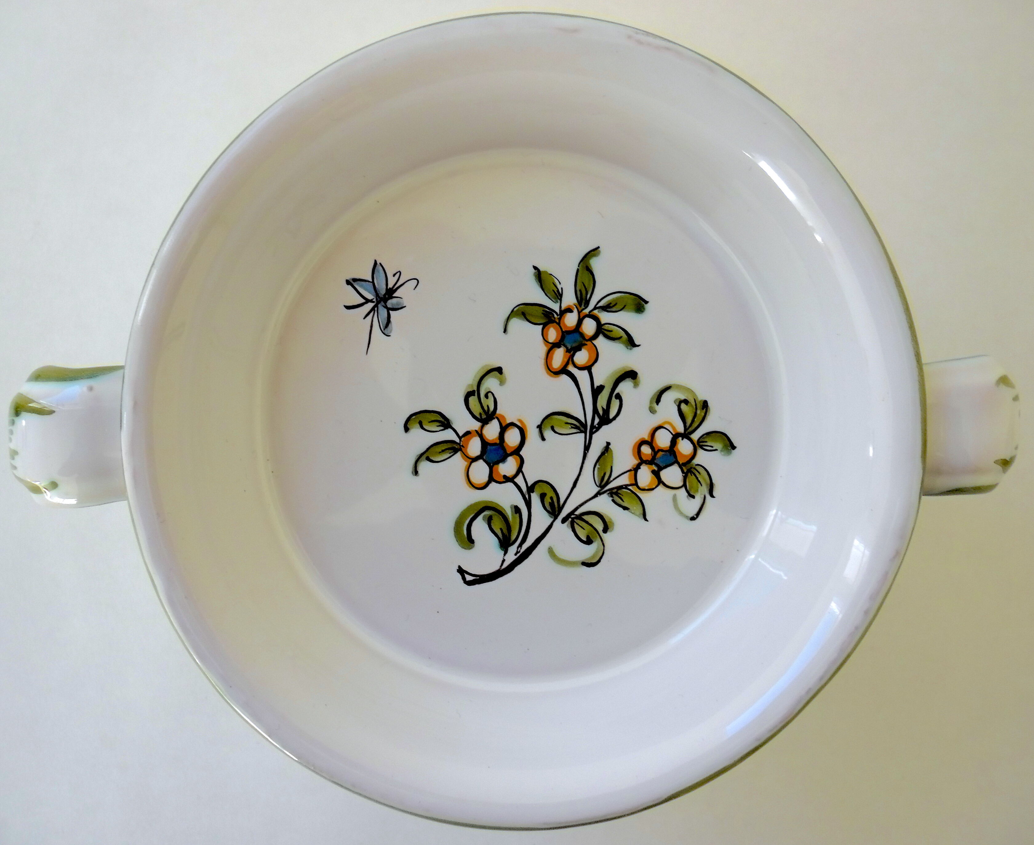 Moustiers-Sainte-Marie earthenware buttermaker by Lallier workshop