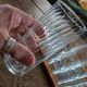 6 long drink glasses from the 80s – optical relief