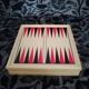 Wooden travel board game box (bayard brand)
