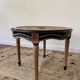 Round cane coffee table