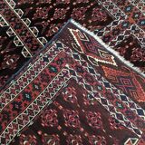 Tapis Tekke Engsi ancien 165x130 cm vers 1900