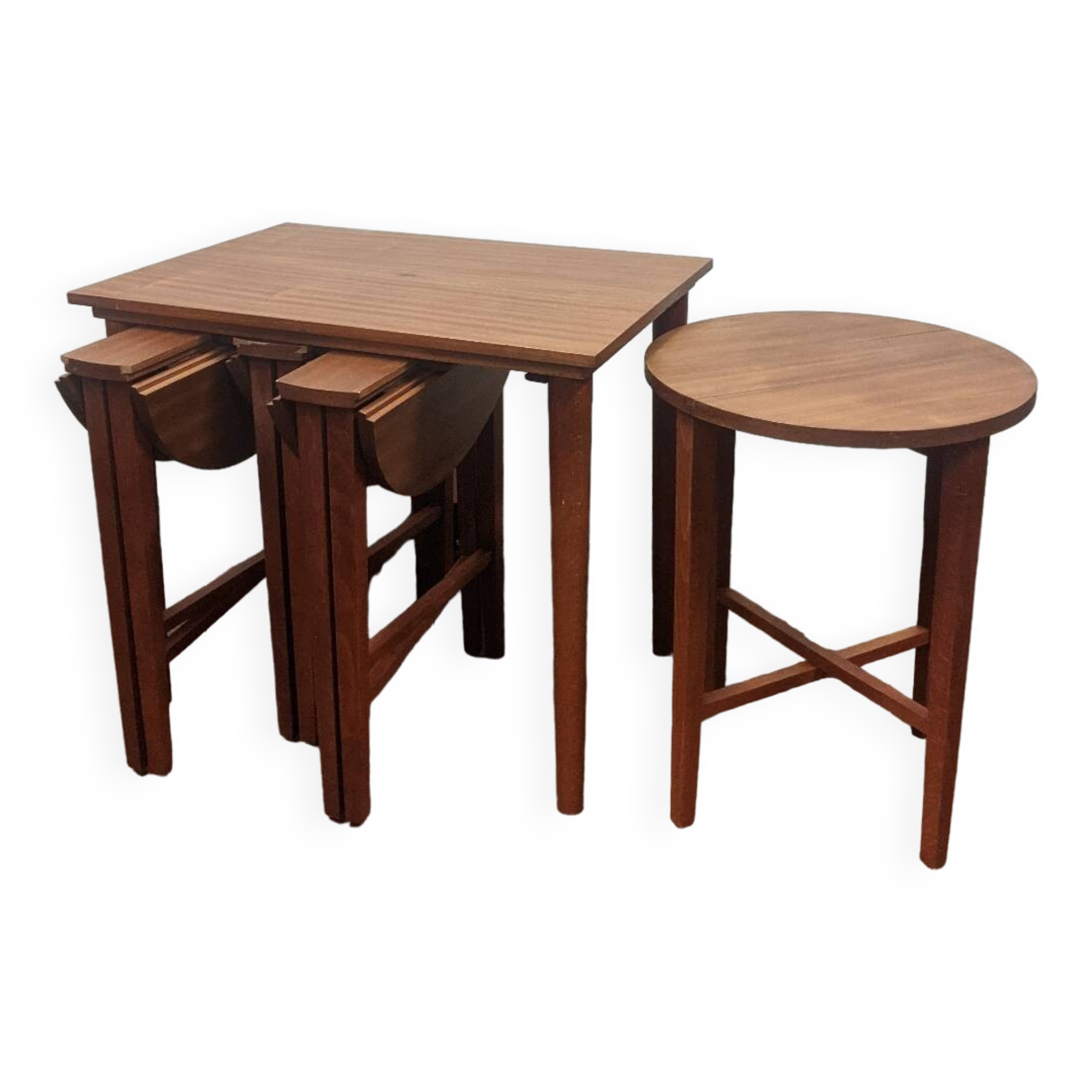 Mid-Century Danish Nesting Tables by Poul Hundevad