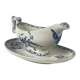 Saucière terre de fer "Carmen", Sarreguemines, bleu, 1875-1900