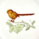 Service Bernardaud Les oiseaux d’or