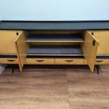 Vintage Scandinavian wooden sideboard