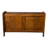Small vintage wooden storage unit