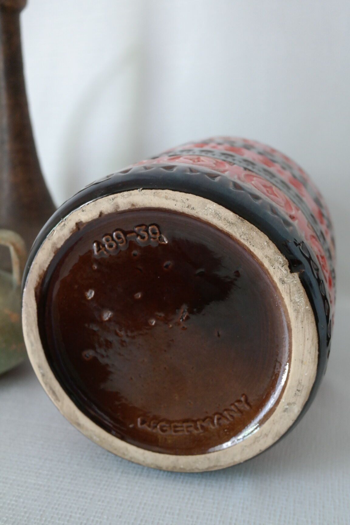 Vintage West Germany ceramic jar