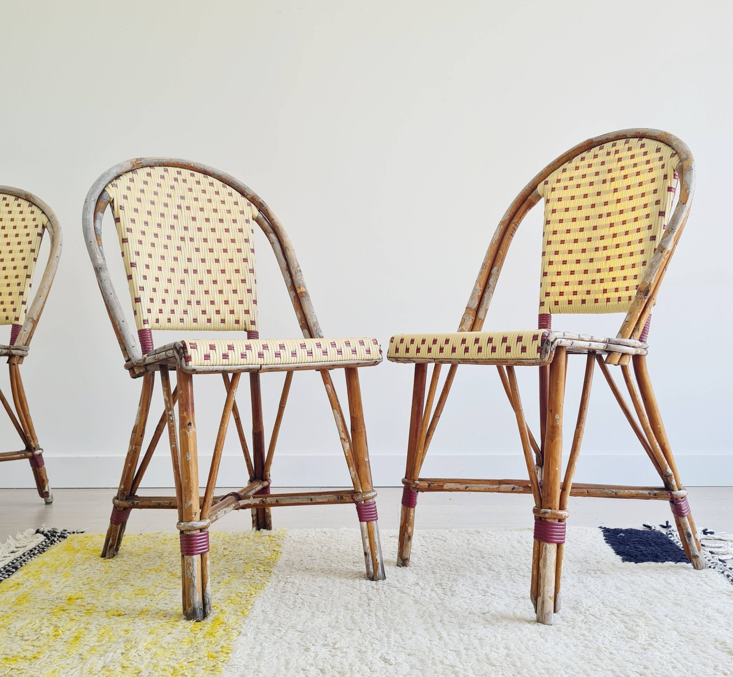 Hardy rattan bistro chairs