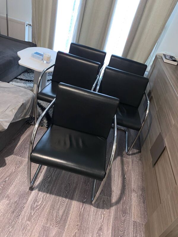Suitr de 5 fauteuils de bureau BRNO, Fasem