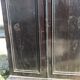 Sideboard 2 doors 1 drawers in blackened wooden support height