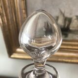 Baccarat crystal carafe, Athenian engraving model, numbered