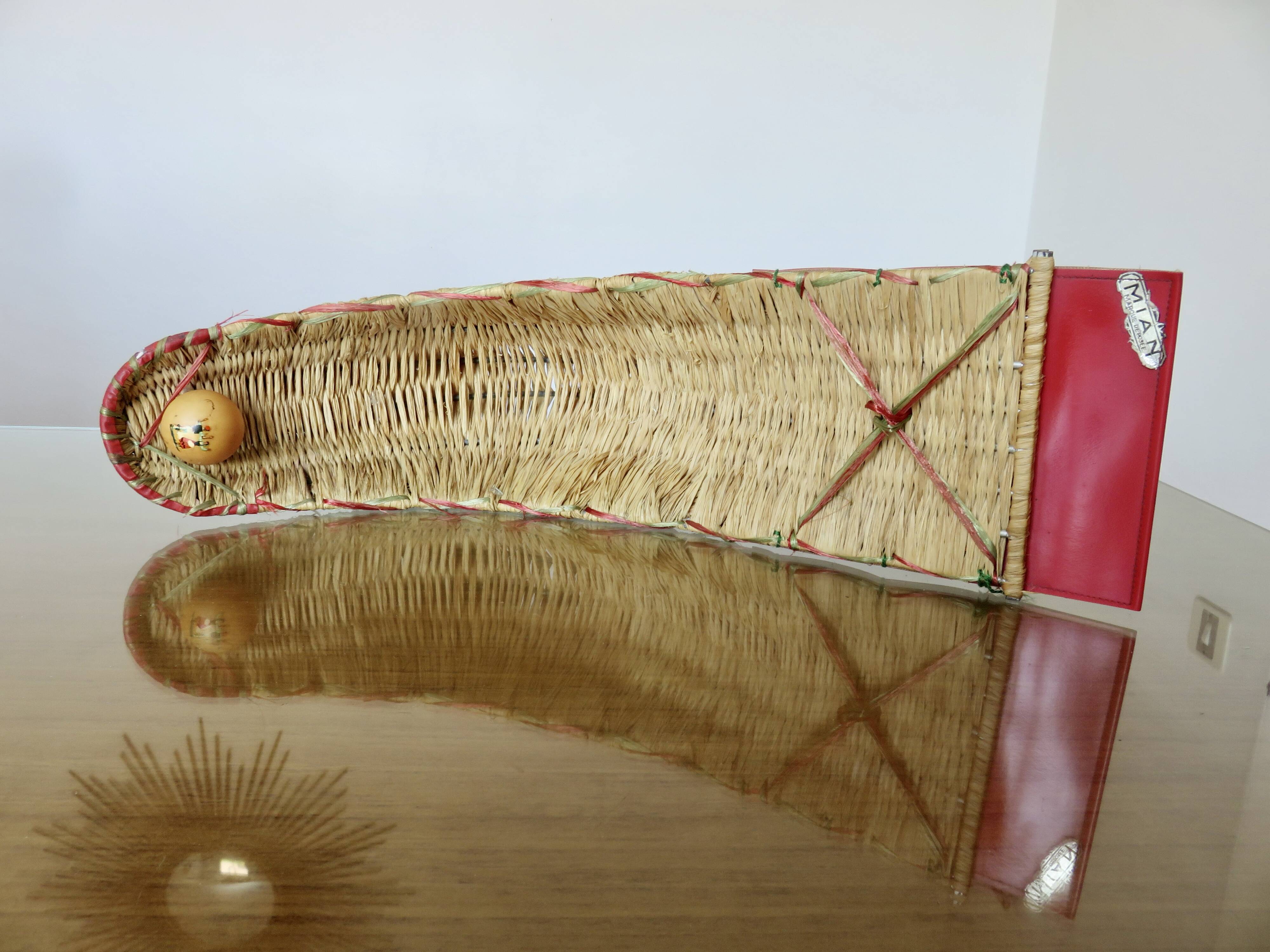 Chistera decoration Basque Country 60s