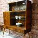 Unique art deco cabinet with drawers. Poland 1950s