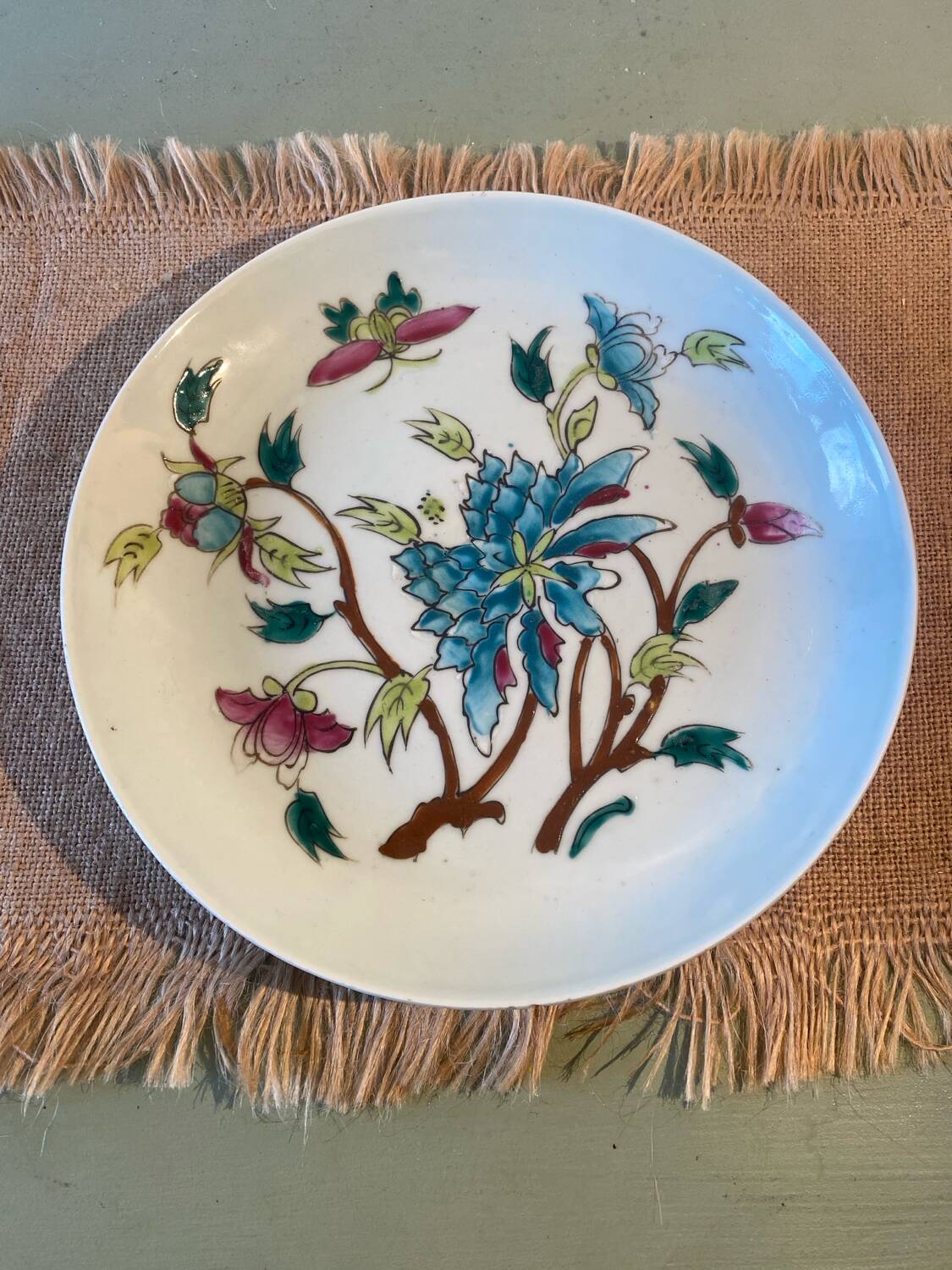19th century porcelain plate from China