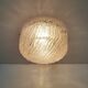 60' glazed glass ceiling lamp/wall lamp