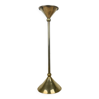 Scandinavian brass candle holder 30 cm