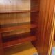 Vintage oak wardrobe from the 1960s.