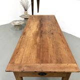Solid walnut table - Tapered legs