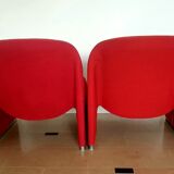 Pair of "Alky" low chairs by Giancarlo Piretti for Castelli