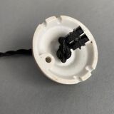 Lot 2 art-deco "skyscraper" hanging lamps