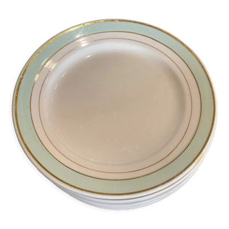 Dessert plate porcelain of Luneville Epinay