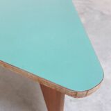 Unique pair of triangular coffee or side tables, 1960s