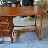 Bureau en rotin et bambou