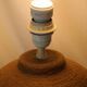 Vintage 70's natural rope lamp base