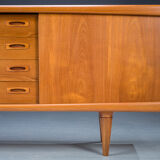 Mid-Century Danish Teak Sideboard from HP Hansen, 1950s