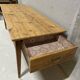 Old solid wood table – bread bin