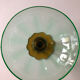 Footed glass bowl